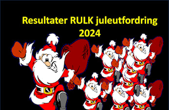 Deltakere og resultater RULK juleutfordring 2024