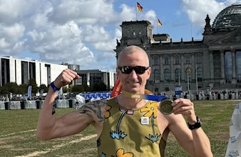 Peter Jensen perset med 2:40:33 i Berlin Marathon 2024