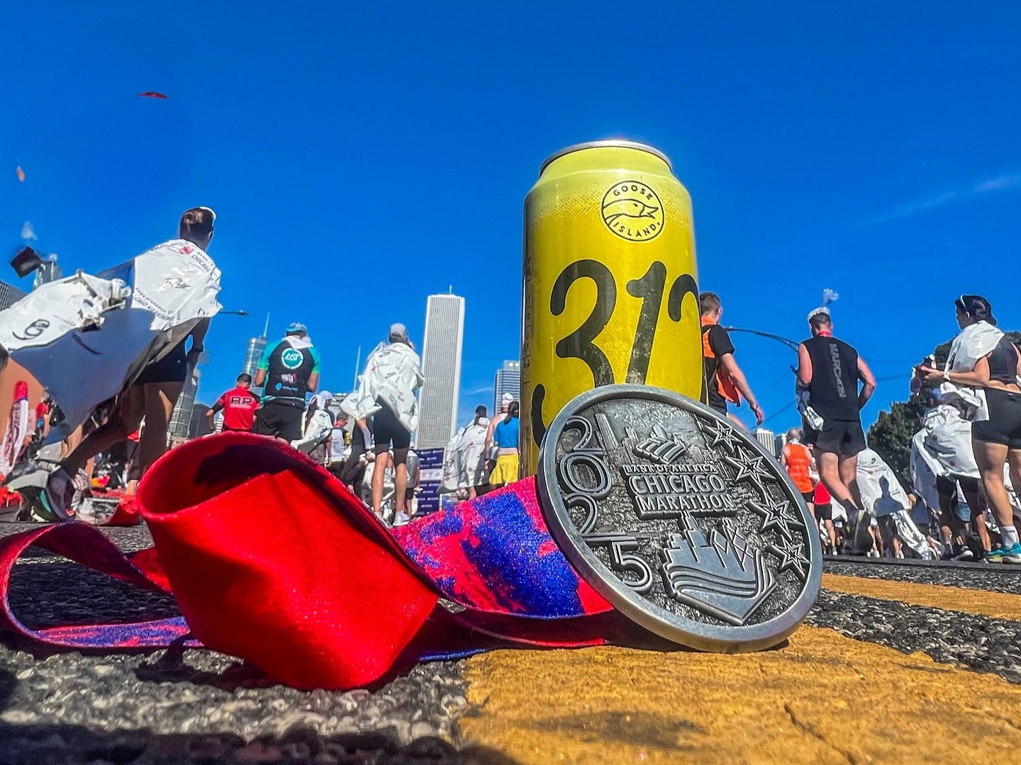 Karolina Viktorsson og Knut Bøvre løp Chicago Maraton