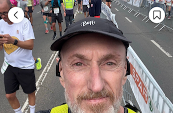 Eirik Trenchard løp Budapest Marathon