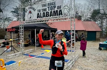 Anita Sletten med sterkt resultat i Mt. Cheaha 50k i Alabama