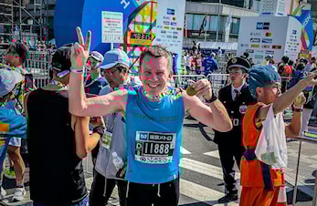Knut Bøvre løp Tokyo Marathon - igjen