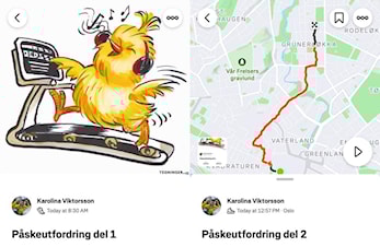 Vi er halvveis i påskeutfordringen - 4000 km er løpt
