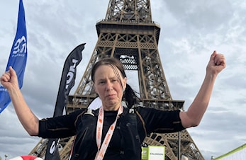 Ragnhild Audestad fullførte EcoTrail Paris 45 km