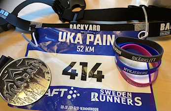 Marianne Nesje og Tone Øksenvåg har løpt Uka Pain 50 km i Älvdalen