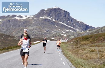 Hilde Johansen løp inn til 3. plass i kvinneklassen på Fjellmaraton