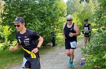 Håvard Huru Bergene på 2. plass med 67,310 km i Ringerike 6-timers, 9 deltakere fra klubben