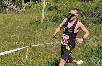 Ole-Kristian Berge på 3. plass i Nordmarka Skogsmaraton Ultra, 7 fra klubben deltok