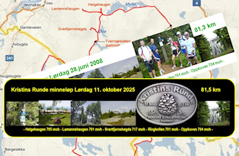 Kristins Runde (mimreløp) lørdag 11. oktober UTSOLGT