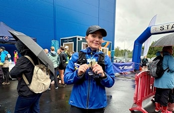 Anita Sletten på 20. plass i værhardt Tromsø Mountain Ultra