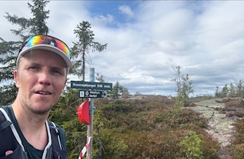 Jonas Myhre Christiansen på 5. plass i Nipkollen Challenge
