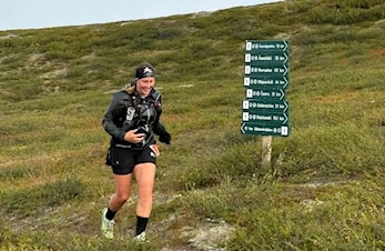 Camilla Lockert Friseid fullførte Artic Alta Ultramaraton 100km