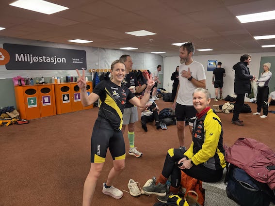 Vellykket klubbtrening i kjelleren på Bislett.