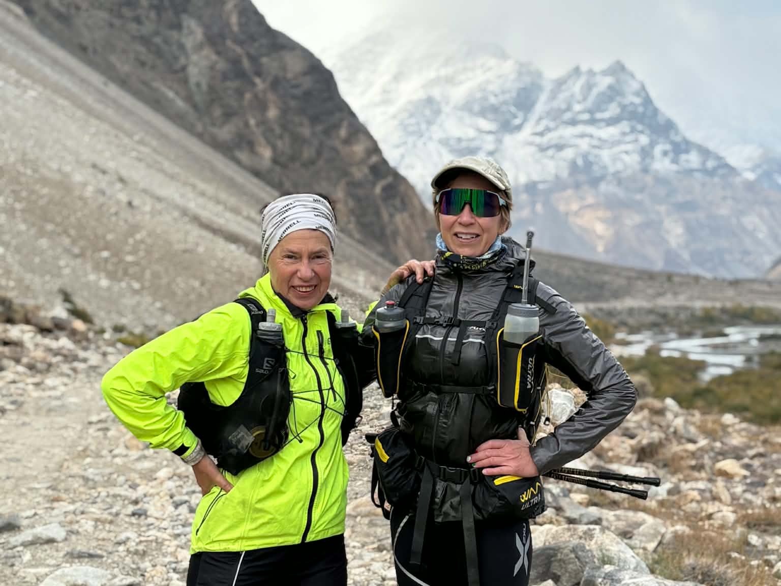 Idunn og Ragnhild løp eventyrlige Great Silk Run i Tadsjikistan