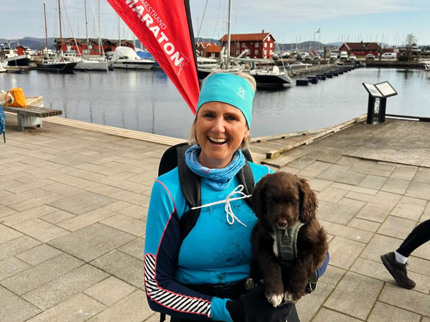 Flere fra klubben med fartsholderoppdrag i Holmestrand maraton