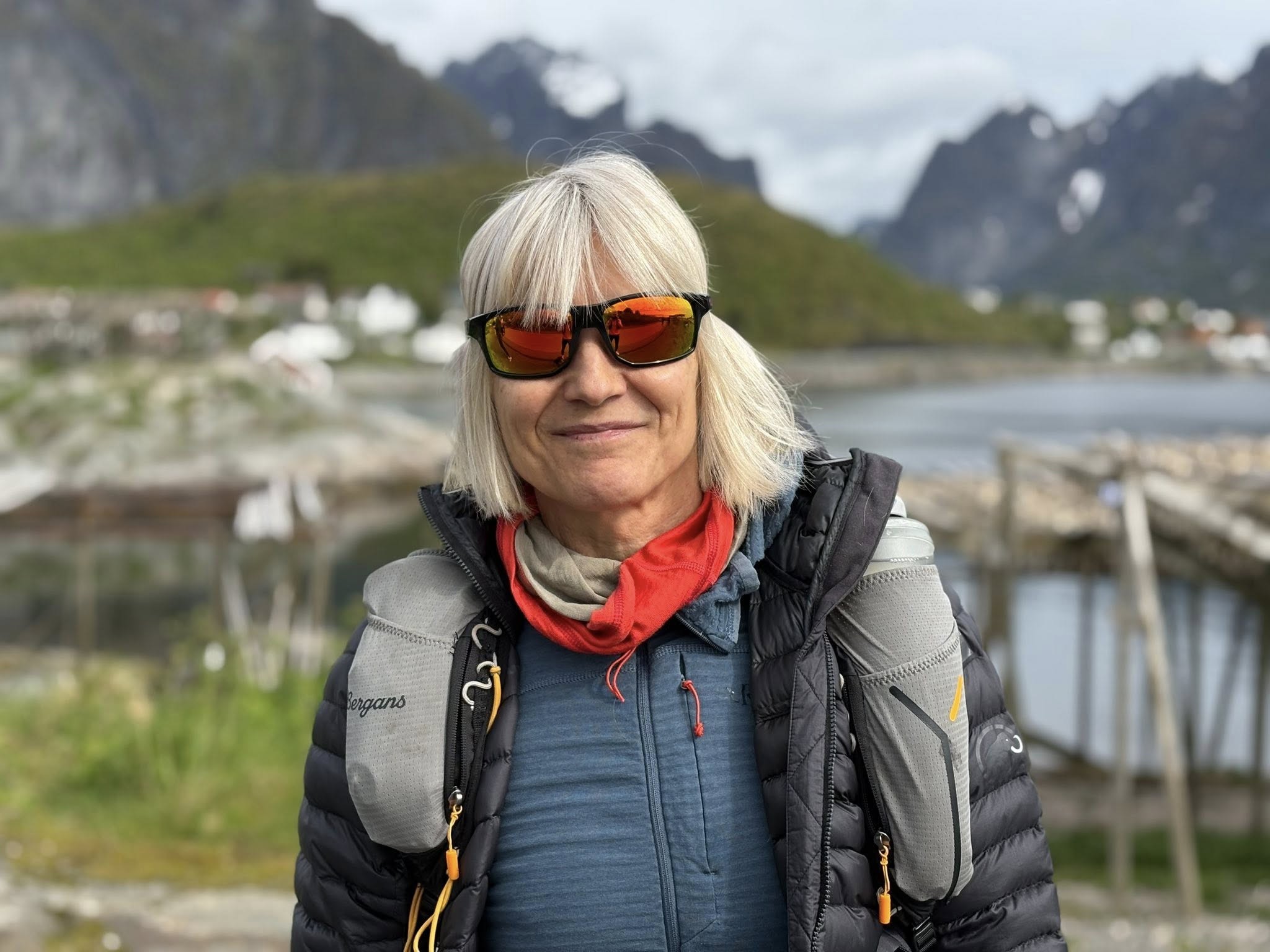 Ninette Banoun på ultraeventyr i Lofoten