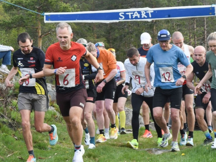 Jan Magnus Brevik nummer 3 på Steinsland Bygdemaraton 