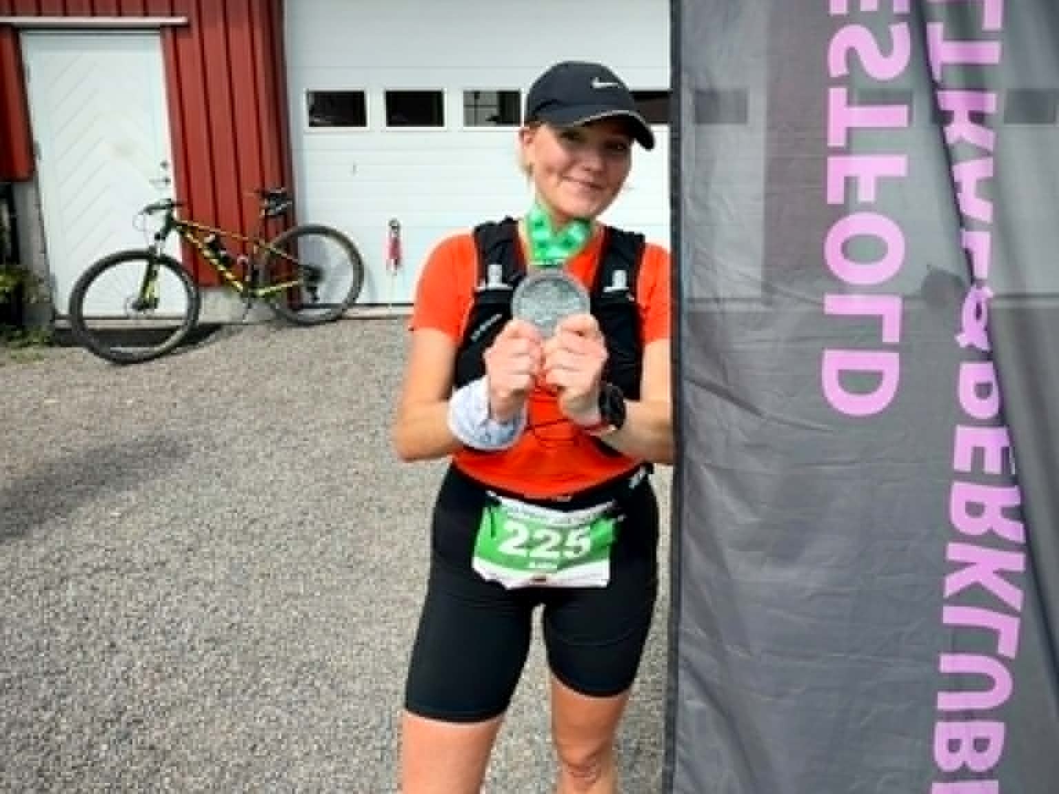 Anita Sletten beste dame på 50 km i Vestfold Historic Ultra Trail