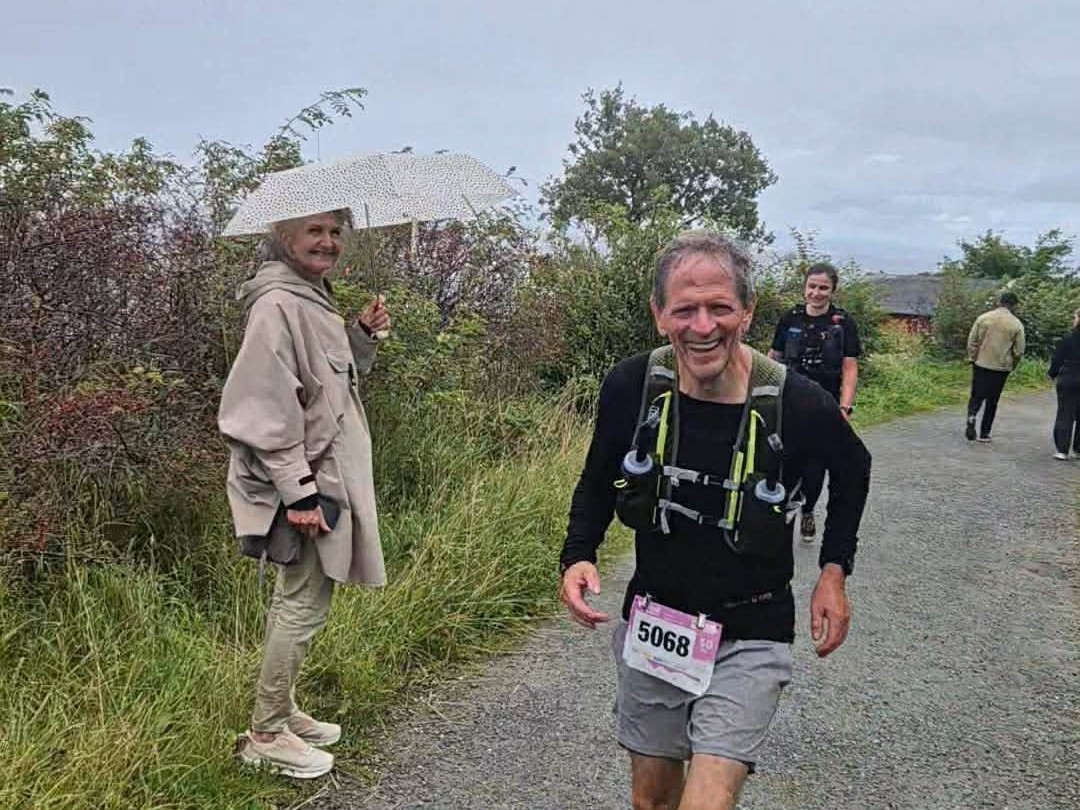 Knut Kronstad og Petter Bråthen løp nyvinningen Ecotrail Trondheim