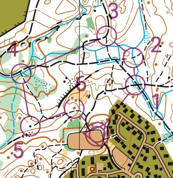 A map of a golf courseDescription automatically generated