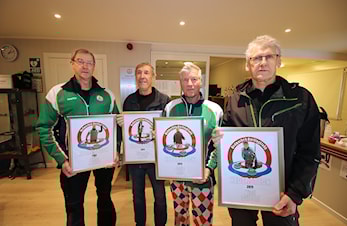 Fire fikk klubbens hederstegn