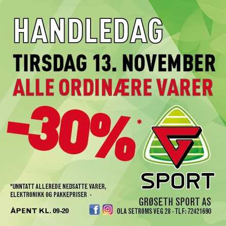 Handledag hos G-Sport Oppdal