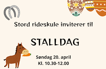 Velkommen til stalldag 20.april