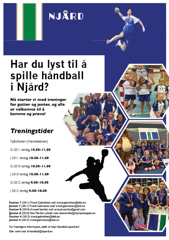 Ny spillere ønskes velkommen. Trening for de minste!