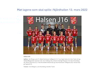 Bringrunde og Njård som arrangør