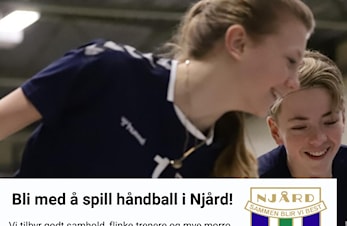Bli med å spill håndball i Njård!