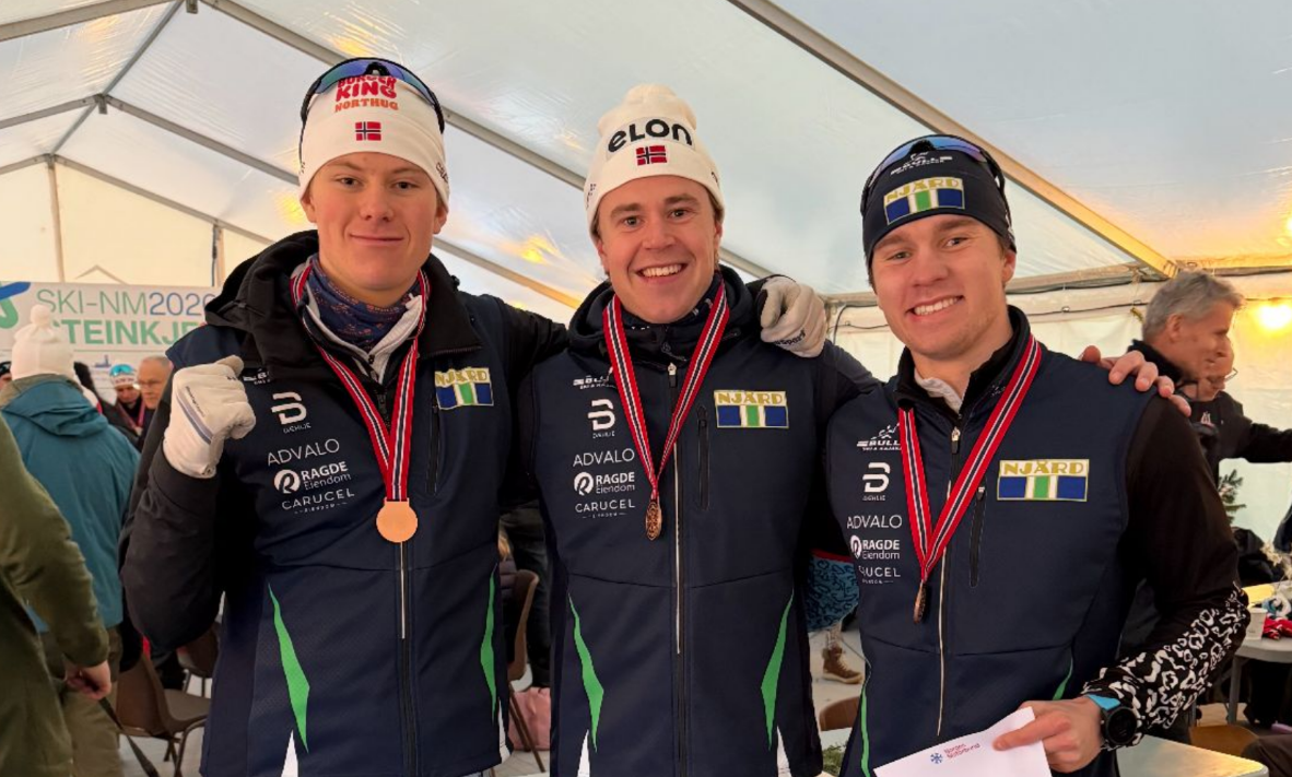 Bronse til Njård på NM-stafetten