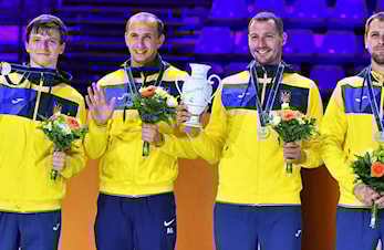VI GRATULERER VÅR TIDLIGERE TRENER ANATOLIY HEREY OG UKRAINA MED SØLV I VM!