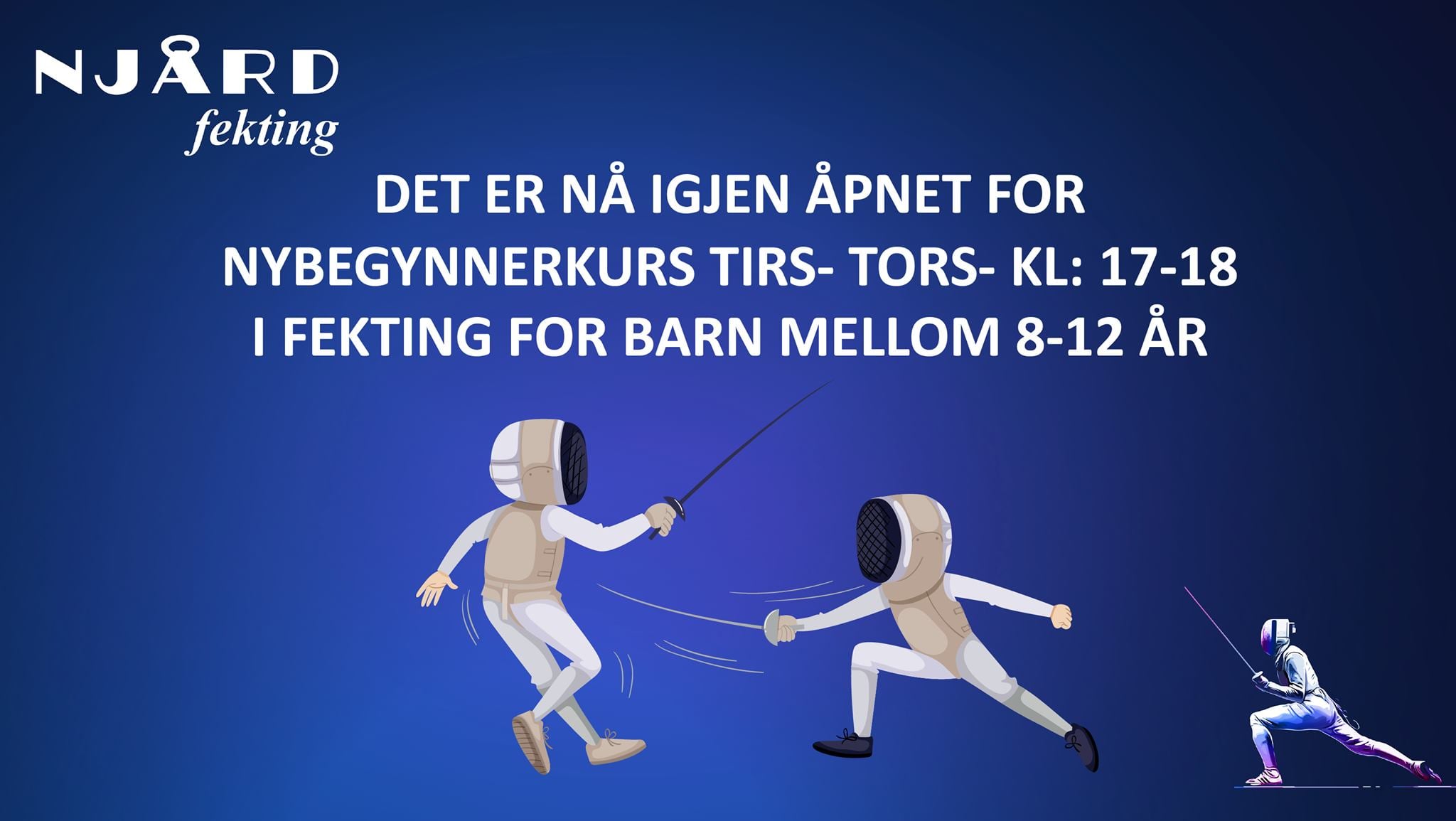 LYST Å PRØVE FEKTING?