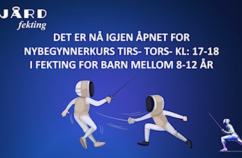 LYST Å PRØVE FEKTING?