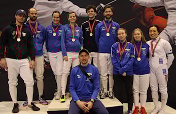 Dobbeltseier i lagefektingen i årets senior NM