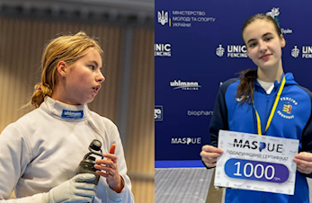 Tre internasjonale topplasseringer! En god helg for Njård Fekting