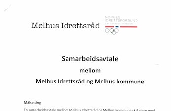 Samarbeidsavtale signert med Melhus kommune