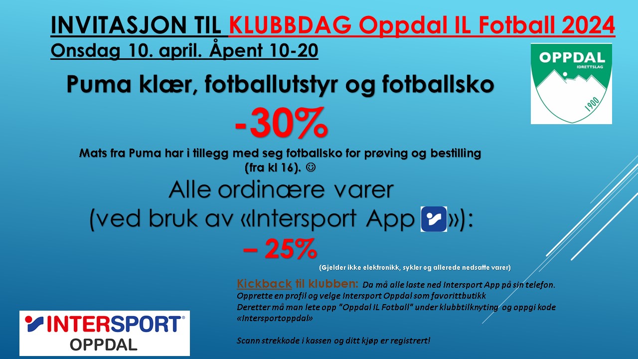 Klubbdag Intersport