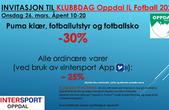 Klubbdag Intersport Oppdal