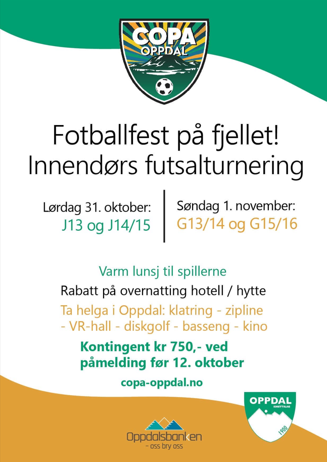 Copa Oppdal 31 Oktober - 01 November