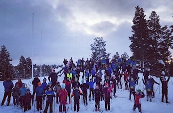 Skisamling på Savalen