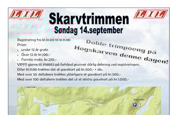 Skarvtrimmen 14. september