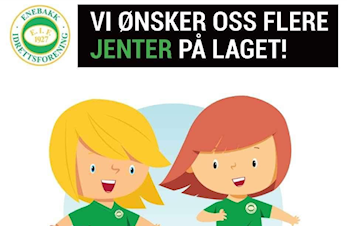 Vi ønsker oss flere jenter på laget!
