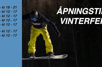 Åpningstider i vinterferien Uke8
