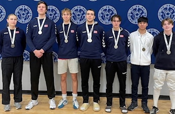 FEM NORDISKE MESTERSKAPSMEDALJER