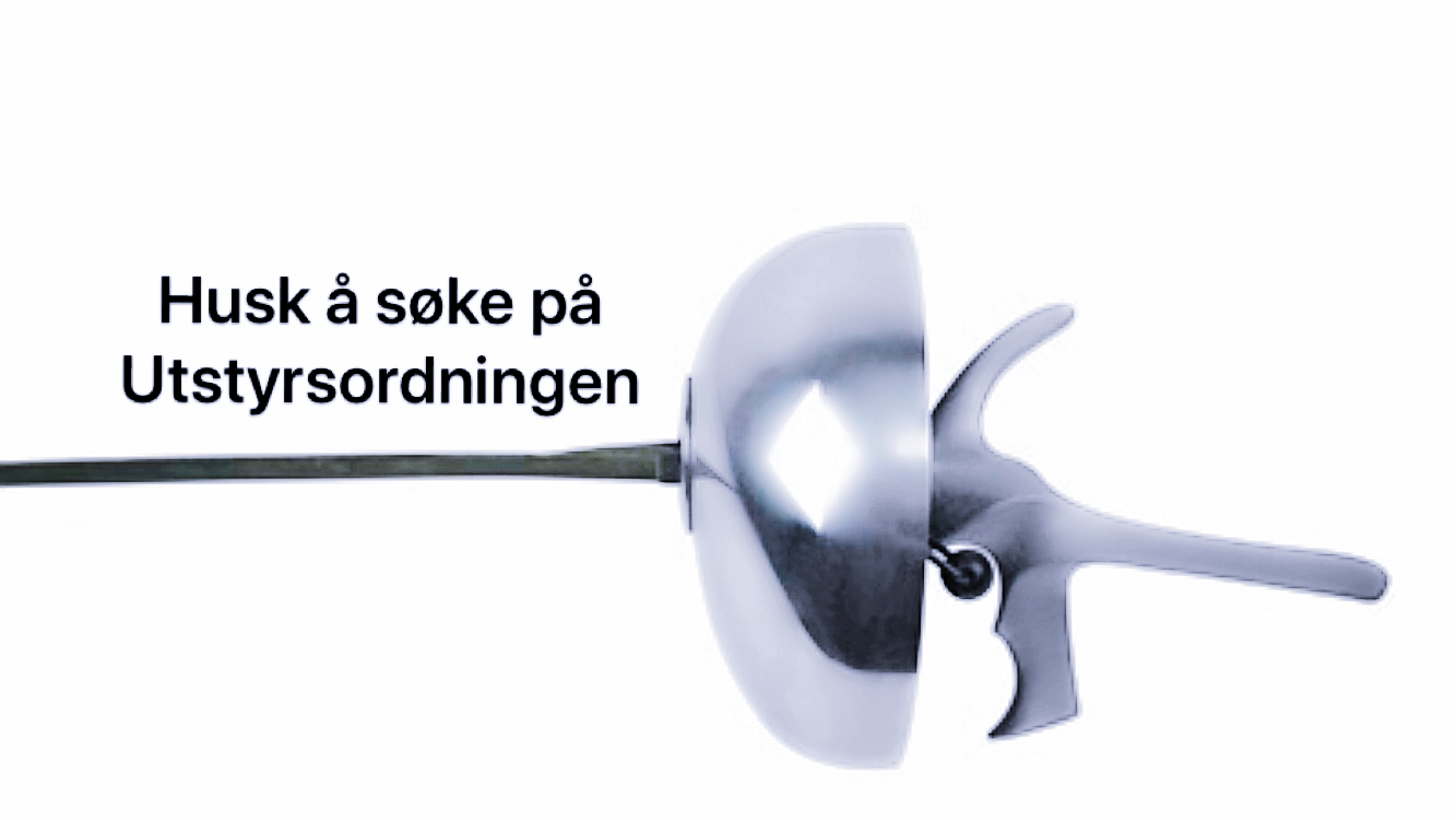 REFUSJON AV INNKJØPSKOSTNADER TIL UTSTYR