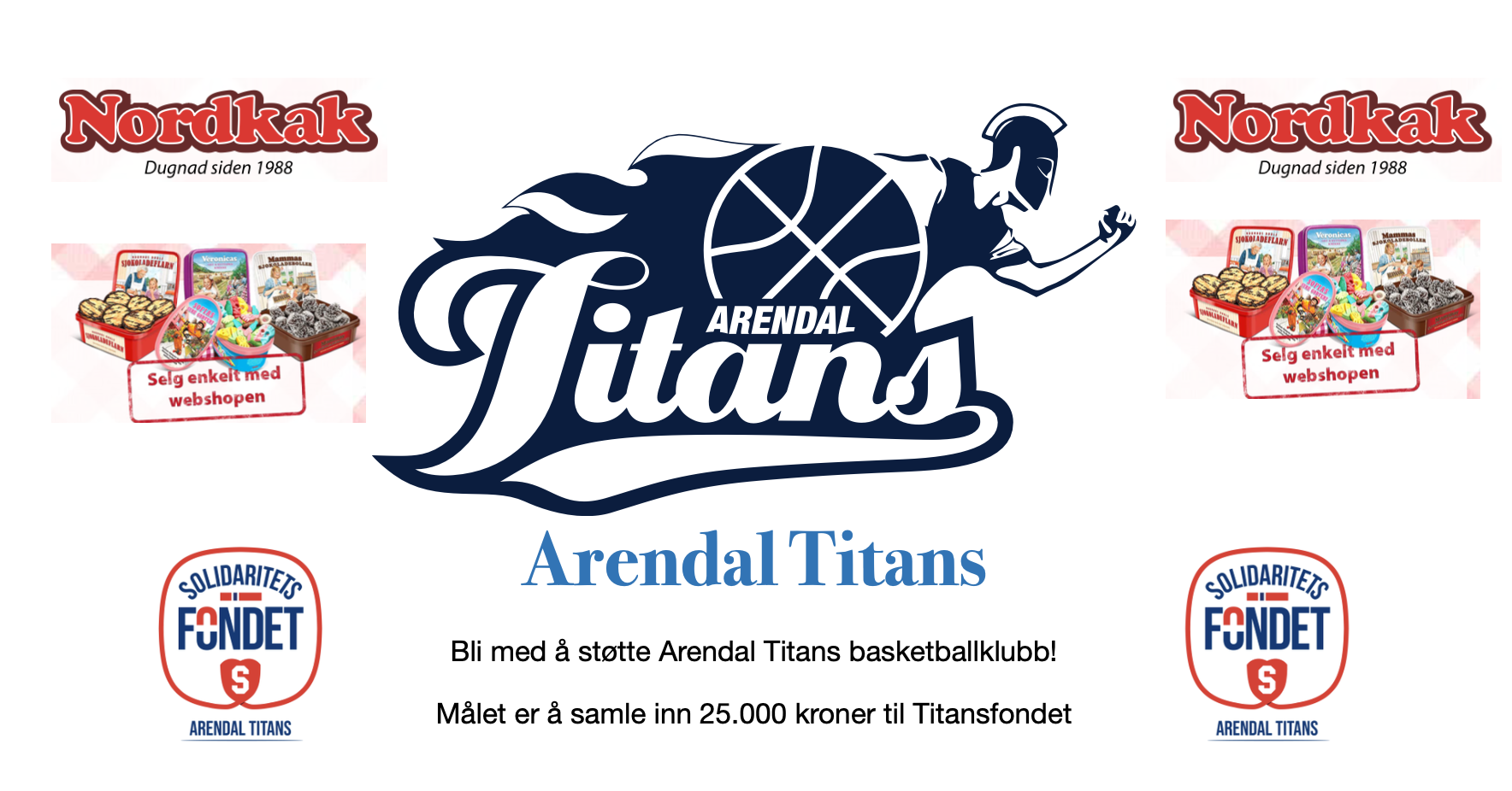 Nå starter Nordkak-kampanjen – støtt Titans Solidaritetsfondet!