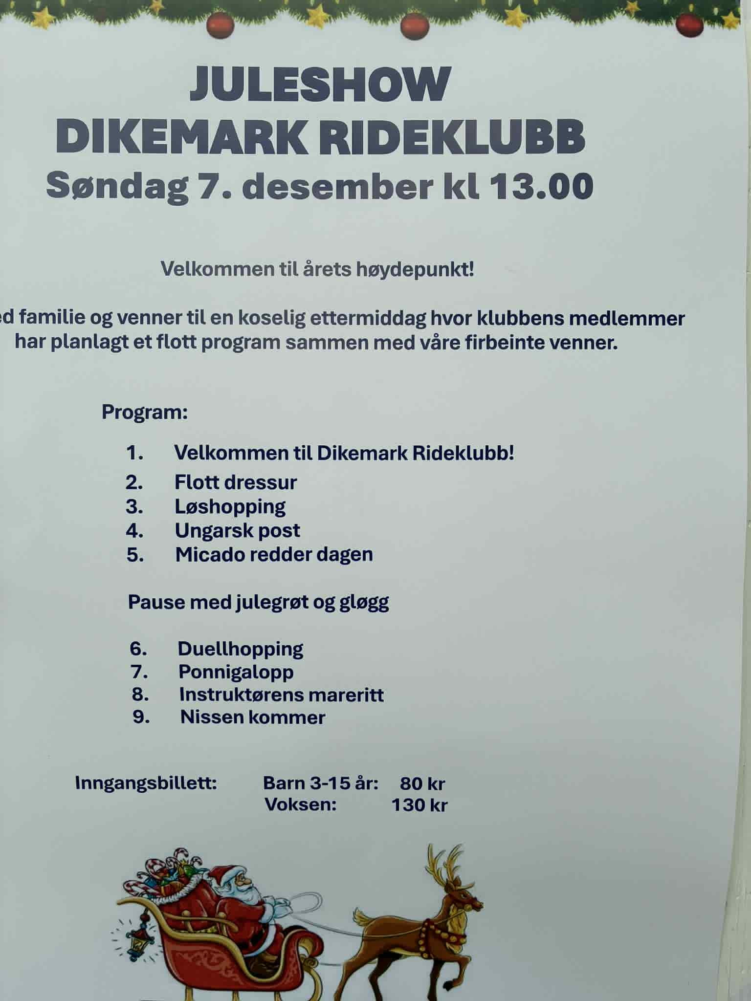 Velkommen til Juleshow 