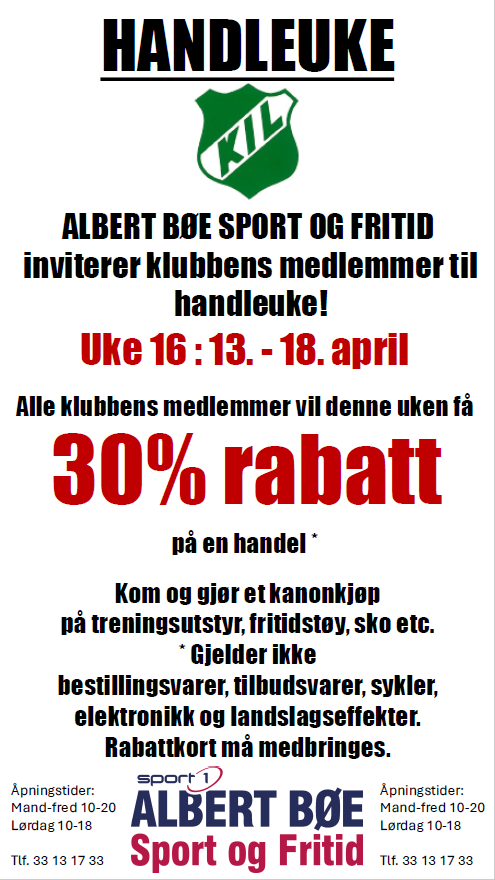 Handleuke hos Sport 1 i uke 16