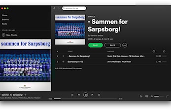 Lytt til Spartas låter på internett!